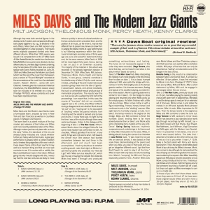 Miles Davis - And The Modern Jazz Giants in der Gruppe Minishops / Miles Davis bei Bengans Skivbutik AB (4219777)
