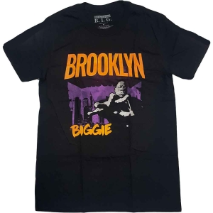Biggie Smalls - Brooklyn Orange Uni Bl    in der Gruppe MERCHANDISE / T-shirt / Hip Hop-Rap bei Bengans Skivbutik AB (4219871r)