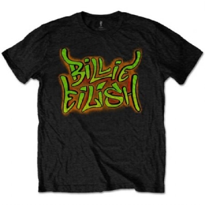Billie Eilish - Billie Eilish Kids T-Shirt: Graffiti in der Gruppe CDON - Exporterade Artiklar_Manuellt / T-shirts_CDON_Exporterade bei Bengans Skivbutik AB (4219927r)