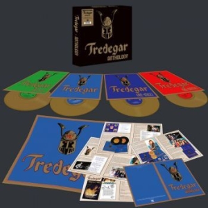 Tredegar - Anthology (4 Lp Guld Vinyl Box) in der Gruppe VINYL / Hårdrock/ Heavy metal bei Bengans Skivbutik AB (4221292)