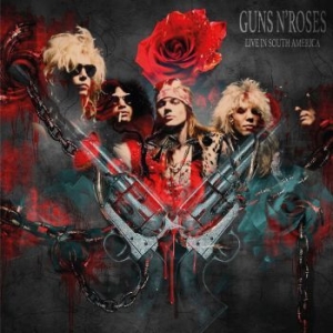 Guns N' Roses - Live In South America (Blue Vinyl) in der Gruppe VINYL / Hårdrock/ Heavy metal bei Bengans Skivbutik AB (4221329)