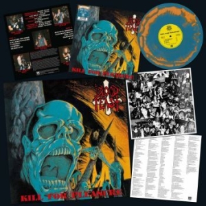Blood Feast - Kill For Pleasure (Blue/Orange Viny in der Gruppe VINYL / Hårdrock/ Heavy metal bei Bengans Skivbutik AB (4222093)