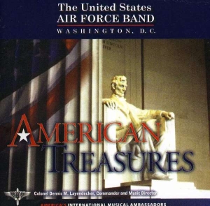 Us Air Force Concert Band - American Treasures in der Gruppe Externt_Lager / Naxoslager bei Bengans Skivbutik AB (4222377)