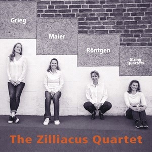 Grieg Edvard Maier Amanda Rontg - Grieg, Maier & Rontgen: String Quar in der Gruppe CD bei Bengans Skivbutik AB (4222695)