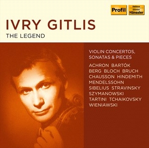 Various - Ivry Gitlis - The Legend (4Cd) in der Gruppe Externt_Lager / Naxoslager bei Bengans Skivbutik AB (4223641)