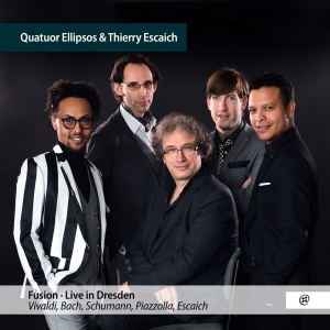 Quatuor Ellipsos & Thierry Escaich - Fusion - Live In Dresden in der Gruppe CD bei Bengans Skivbutik AB (4223771)