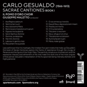 Il Pomo D'oro - Gesualdo: Sacrae Cantiones in der Gruppe CD bei Bengans Skivbutik AB (4224894)