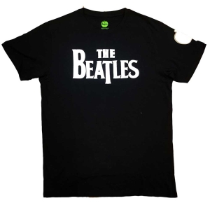 The Beatles - Drop T Logo App Slub Uni Bl    in der Gruppe MERCH / T-Shirt / Rockoff_Nya April24 bei Bengans Skivbutik AB (4225493r)