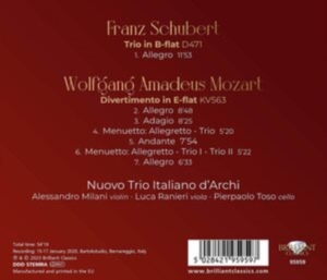 Mozart Wolfgang Amadeus - Divertimento, Kv563 in der Gruppe Externt_Lager / Naxoslager bei Bengans Skivbutik AB (4225696)