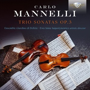 Mannelli Carlo - Trio Sonatas, Op. 3 in der Gruppe Externt_Lager / Naxoslager bei Bengans Skivbutik AB (4225750)