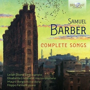 Barber Samuel - Complete Songs (3Cd) in der Gruppe Externt_Lager / Naxoslager bei Bengans Skivbutik AB (4225754)