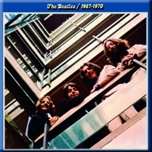 The Beatles - FRIDGE MAGNET: BLUE ALBUM in der Gruppe Minishops / Beatles bei Bengans Skivbutik AB (4225939)