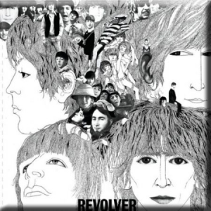 The Beatles - FRIDGE MAGNET: REVOLVER in der Gruppe Minishops / Beatles bei Bengans Skivbutik AB (4225940)