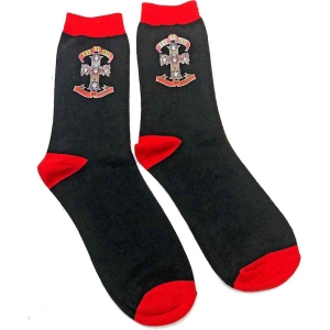 Guns N Roses - Appetite Cross Uni Bl Socks (Eu 40-45) in der Gruppe MERCHANDISE / Merch / Hårdrock bei Bengans Skivbutik AB (4225953)