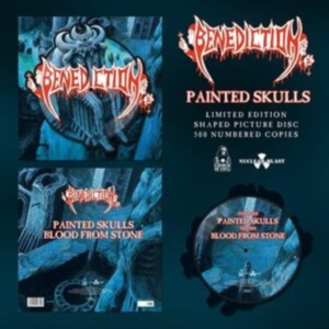 Benediction - Painted Skulls (Shaped Picture Viny in der Gruppe VINYL / Hårdrock bei Bengans Skivbutik AB (4226856)