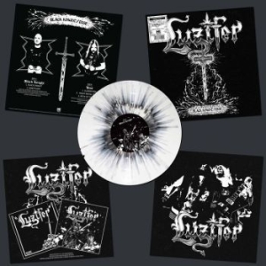 Luzifer - Black Knight/Rise (White Splatter V in der Gruppe VINYL bei Bengans Skivbutik AB (4227798)
