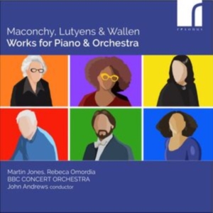 Maconchy Elizabeth Lutyens Elisa - Works For Piano & Orchestra in der Gruppe Externt_Lager / Naxoslager bei Bengans Skivbutik AB (4227818)