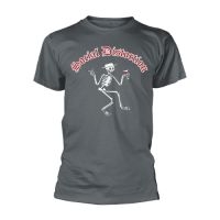 Social Distortion - T/S Grey Skelly Logo (S) in der Gruppe MERCHANDISE / T-shirt / Pop-Rock bei Bengans Skivbutik AB (4230316)