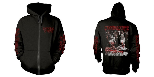 Cannibal Corpse - Zip-Hood - Butchered At Birth (Xxl in der Gruppe MERCH / Kleidung / Hoodies bei Bengans Skivbutik AB (4230383)