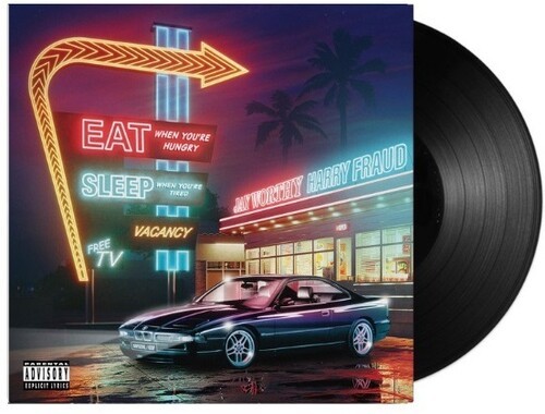 WORTHYJOY & HARRY FRAUD - EAT WHEN YOU'RE HUNGRY SLEEP WHEN YOUR T in der Gruppe VINYL / Hip Hop bei Bengans Skivbutik AB (4230483)