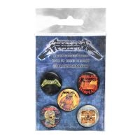 Metallica - Button Badge Set The Singles in der Gruppe MERCHANDISE / Pin-Button Badge / Heavy Metal bei Bengans Skivbutik AB (4231090)