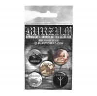 Burzum - Button Badge Set in der Gruppe MERCHANDISE / Merch / Hårdrock bei Bengans Skivbutik AB (4231144)