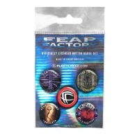 Fear Factory - Button Badge Set Albums 1992-2001 in der Gruppe MERCHANDISE / Merch / Hårdrock bei Bengans Skivbutik AB (4231150)