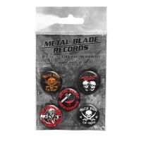 Metal Blade Records - Button Badge Set in der Gruppe MERCHANDISE / Merch / Hårdrock bei Bengans Skivbutik AB (4231154)