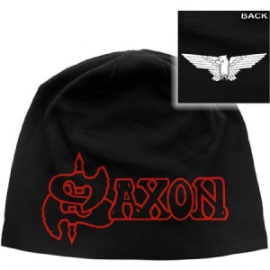 Saxon - Saxon Unisex Beanie Hat: Logo & Eagle (B in der Gruppe MK Export CDON Merch bei Bengans Skivbutik AB (4233073)