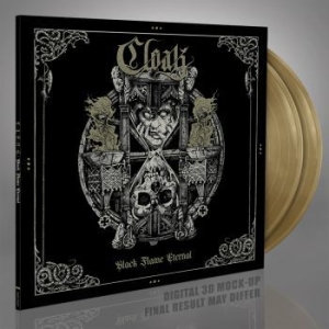 Cloak - Black Flame Eternal (2 Lp Gold Viny in der Gruppe VINYL / Hårdrock/ Heavy metal bei Bengans Skivbutik AB (4233440)