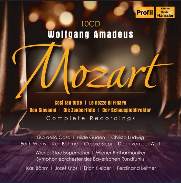 Mozart Wolfgang Amadeus - 4 Operas Complete Recordings (10Cd) in der Gruppe CD / Bestseller bei Bengans Skivbutik AB (4233511)