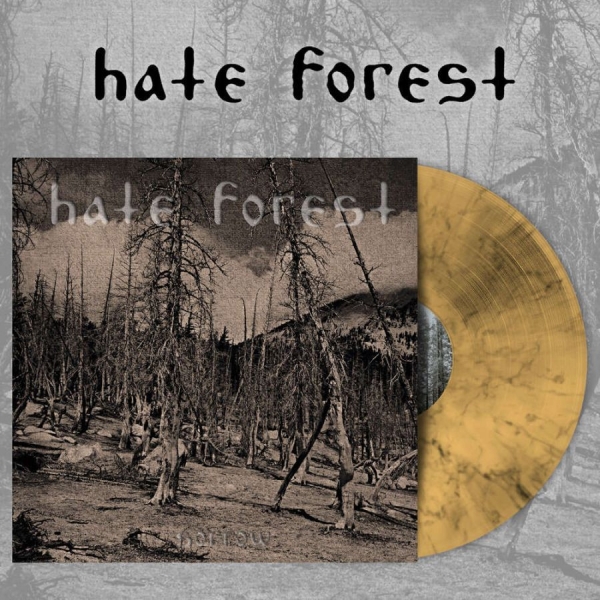 Hate Forest - Sorrow (Mustard Black Vinyl Lp) in der Gruppe VINYL / Hårdrock bei Bengans Skivbutik AB (4233630)