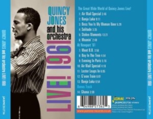 Jones Quincy - Live! 1961 in der Gruppe CD / Jazz bei Bengans Skivbutik AB (4236002)