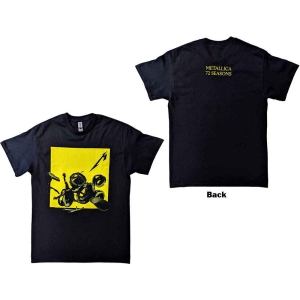 Metallica - 72 Seasons Broken/Burnt Drums Uni Bl  in der Gruppe MERCHANDISE / T-shirt / Hårdrock bei Bengans Skivbutik AB (4236177r)