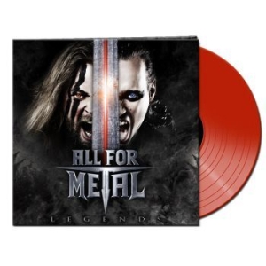 All For Metal - Legends (Red Vinyl Lp) in der Gruppe VINYL / Hårdrock/ Heavy metal bei Bengans Skivbutik AB (4236768)