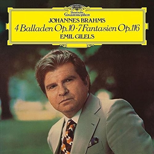 Johannes Brahms - 4 Ballades/7 Fantasias in der Gruppe VINYL / Klassiskt bei Bengans Skivbutik AB (4237069)