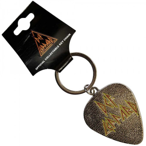 Def Leppard - Keychain: Logo Pick (Enamel In-fill) in der Gruppe MERCHANDISE / Schlüsselanhänger / Heavy Metal bei Bengans Skivbutik AB (4237139)