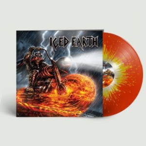 Iced Earth - Hellrider (Ltd. Orange/Yellow/Silve in der Gruppe VINYL / Hårdrock bei Bengans Skivbutik AB (4239791)