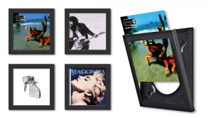 Show And Listen - Black LP Flip Frame 4-Pack in der Gruppe CDON - Exporterade Artiklar_Manuellt / Tillbehör_Vinyl_CDON_Exporterade bei Bengans Skivbutik AB (4241823)