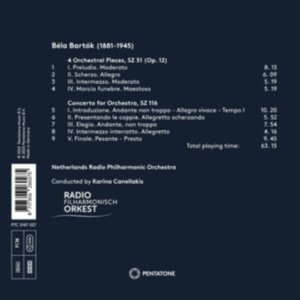 Bartok Bela - Concerto For Orchestra in der Gruppe Externt_Lager / Naxoslager bei Bengans Skivbutik AB (4242379)