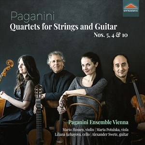 Paganini Niccolo - Quartets For Strings & Guitar, Vol. in der Gruppe Externt_Lager / Naxoslager bei Bengans Skivbutik AB (4242384)