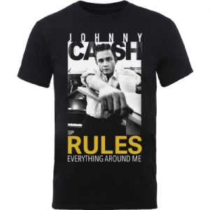Johnny Cash - Unisex T-Shirt: Rules Everything in der Gruppe CDON - Exporterade Artiklar_Manuellt / T-shirts_CDON_Exporterade bei Bengans Skivbutik AB (4243547r)