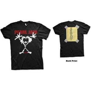 Pearl Jam - Unisex T-Shirt: Stickman (Back Print) in der Gruppe MERCHANDISE / T-shirt / Pop-Rock bei Bengans Skivbutik AB (4243657r)