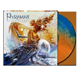 Pyramaze - Bloodlines (Orange/Blue Marbled Vin in der Gruppe VINYL bei Bengans Skivbutik AB (4244825)