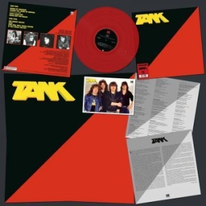 Tank - Tank (Red Vinyl Lp) in der Gruppe VINYL / Hårdrock/ Heavy metal bei Bengans Skivbutik AB (4245243)
