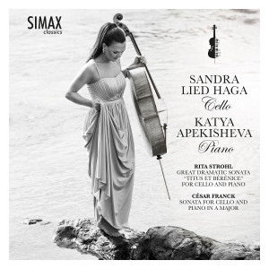 Haga Sandra Lied Apekisheva Katy - Strohl/Franck: Sonatas For Cello An in der Gruppe Externt_Lager / Naxoslager bei Bengans Skivbutik AB (4245631)