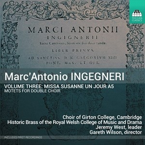Ingegneri Marc' Antonio - Missa Susanne Un Jour A5, Vol. 3 in der Gruppe Externt_Lager / Naxoslager bei Bengans Skivbutik AB (4248689)