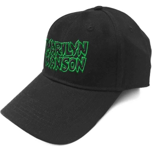 Marilyn Manson - Logo Bl Baseball C in der Gruppe MERCHANDISE / Merch / Hårdrock bei Bengans Skivbutik AB (4249944)