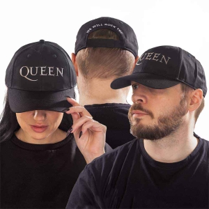 Queen - Sonic Silver Logo Bl Baseball C in der Gruppe MERCHANDISE / Merch / Pop-Rock bei Bengans Skivbutik AB (4249945)