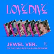 IVE - 2nd Single (LOVE DIVE) Jewel Ver Limited in der Gruppe Korr_grupp /  bei Bengans Skivbutik AB (4250471)